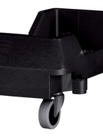 Rubbermaid Chariot mobile pour poubelle Slim Jim Noir