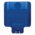 Rubbermaid Paneel Slim Jim Recyclestation blauw