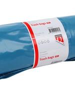 Quantore Afvalzak Quantore LDPE T70 240L blauw extra stevig 65/25x140cm 10 stuks