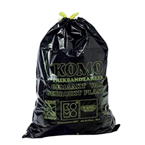 Komo Sac poubelle Komo 60L à lien coulissant rouleau de 15 pcs