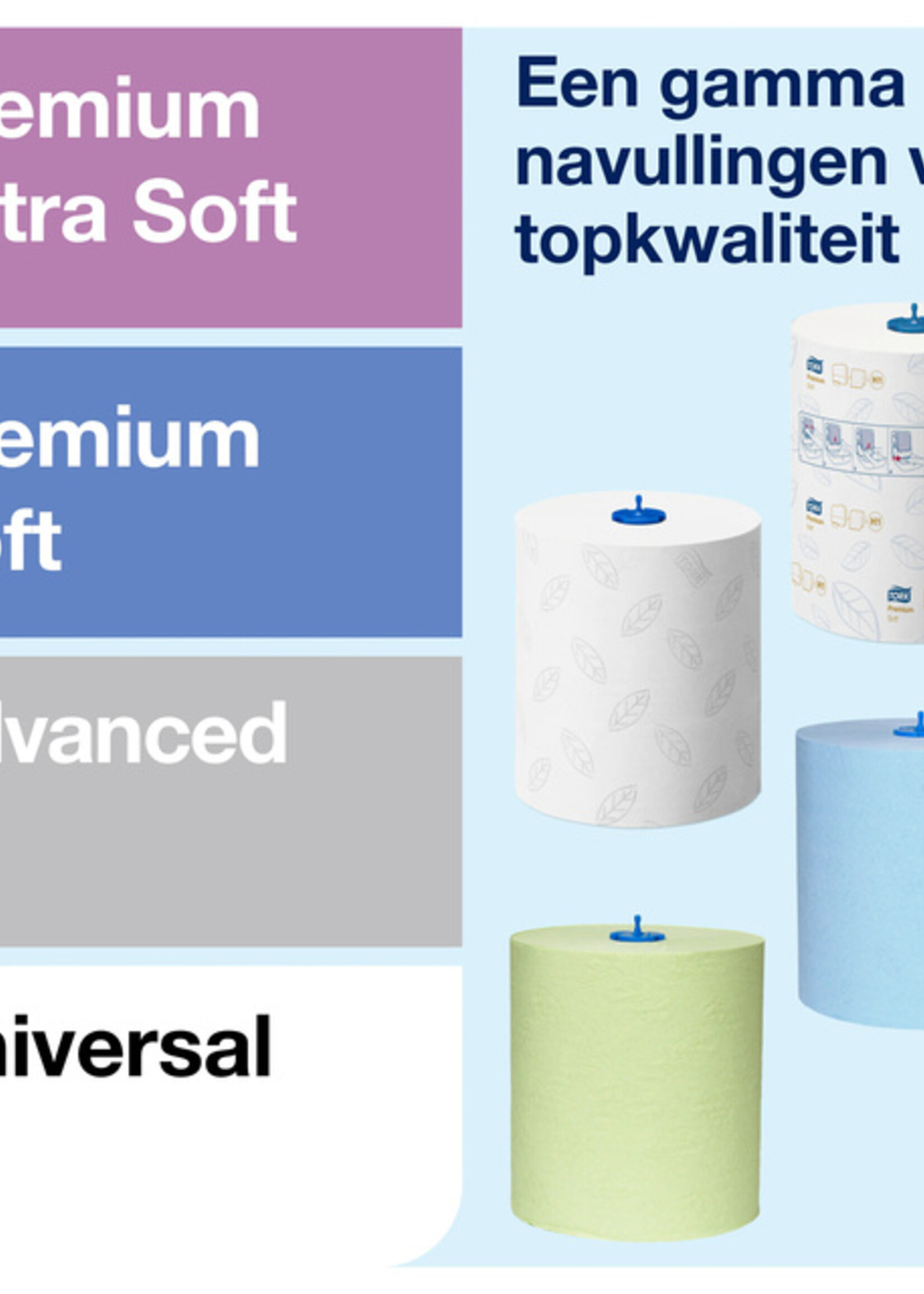 Tork Handdoekdispenser  Tork Matic met sensor H1 roestvrij staal 460001