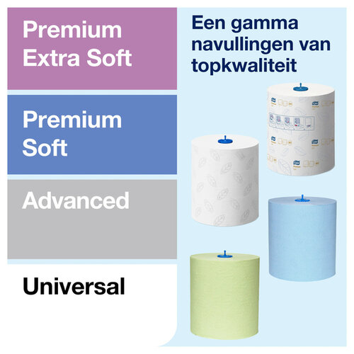 Tork Handdoekdispenser  Tork Matic met sensor H1 roestvrij staal 460001