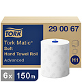 Tork Rouleau essuie-mains Tork Matic H1 290067 Advanced 2 ép blanc 150m