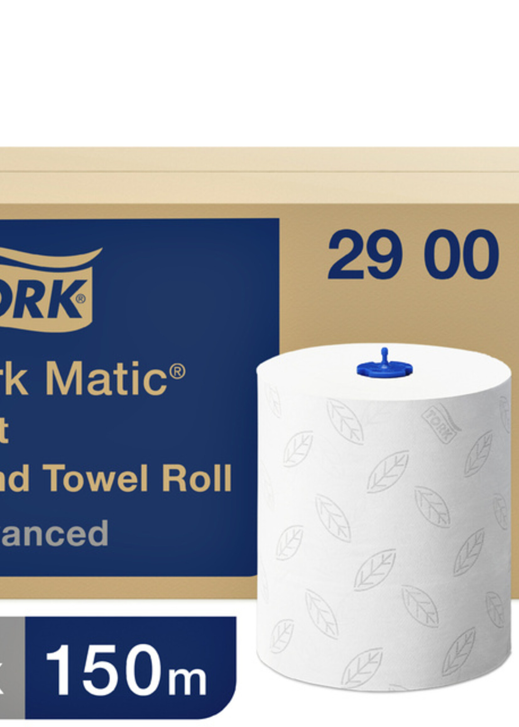 Tork Handdoekrol Tork Matic H1 advanced 2-laags scheurbestendig 150m wit 290067