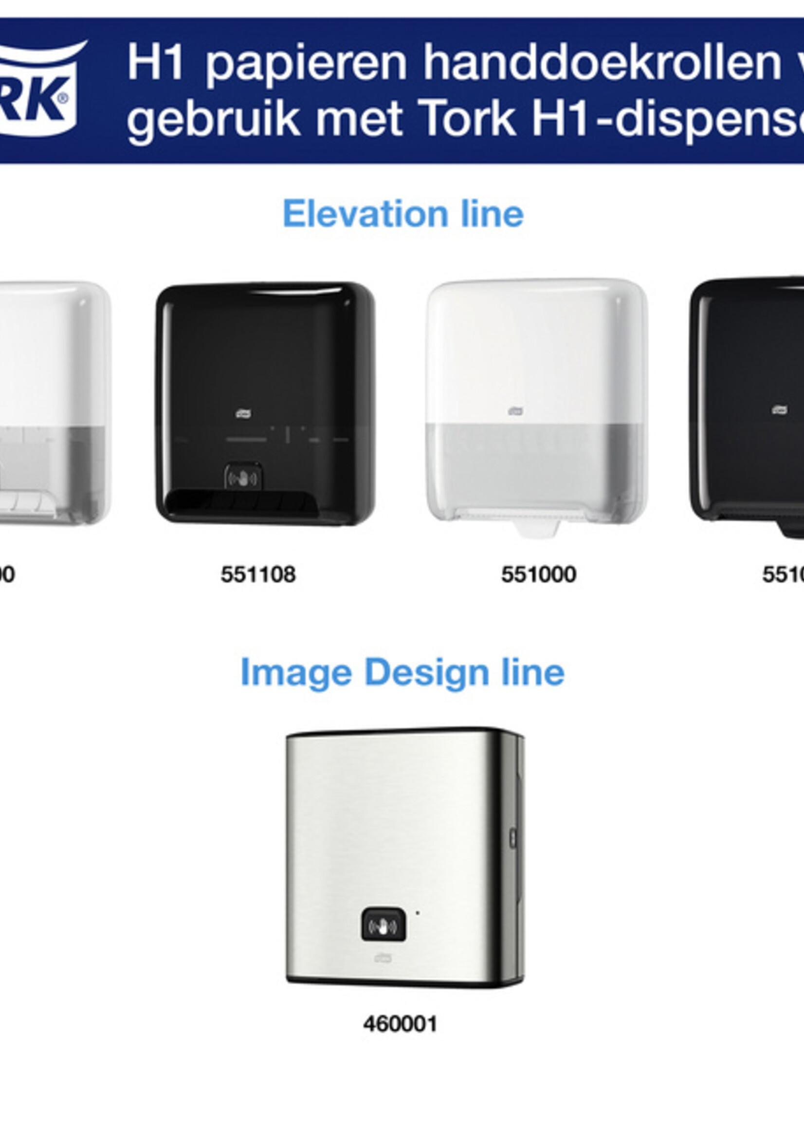 Tork Handdoekrol Tork Matic H1 advanced 2-laags scheurbestendig 150m wit 290067