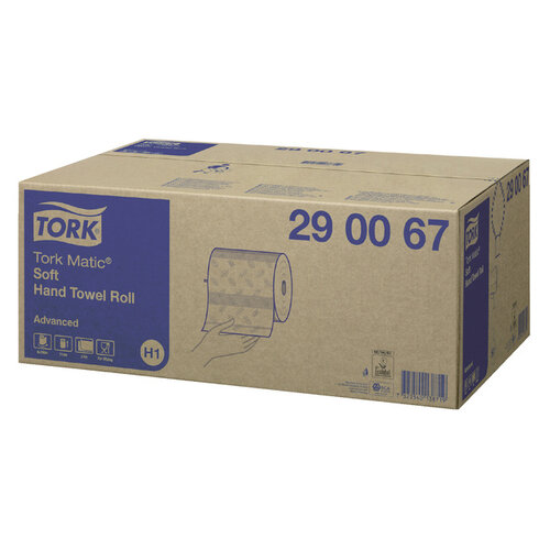 Tork Handdoekrol Tork Matic H1 advanced 2-laags scheurbestendig 150m wit 290067