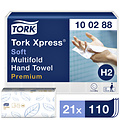 Tork Handdoek Tork H2 multifold Premium kwaliteit 2 laags wit 100288