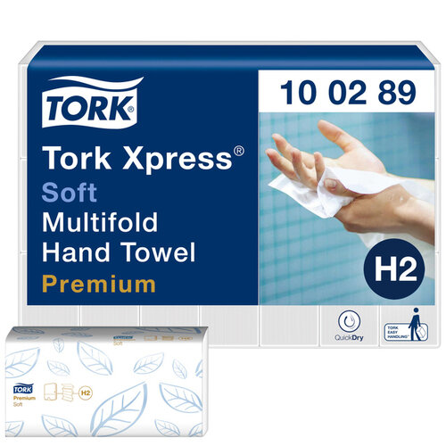 Tork Essuie-mains Tork Xpress H2 100289 Advanced multifold 2 épaisseurs blanc