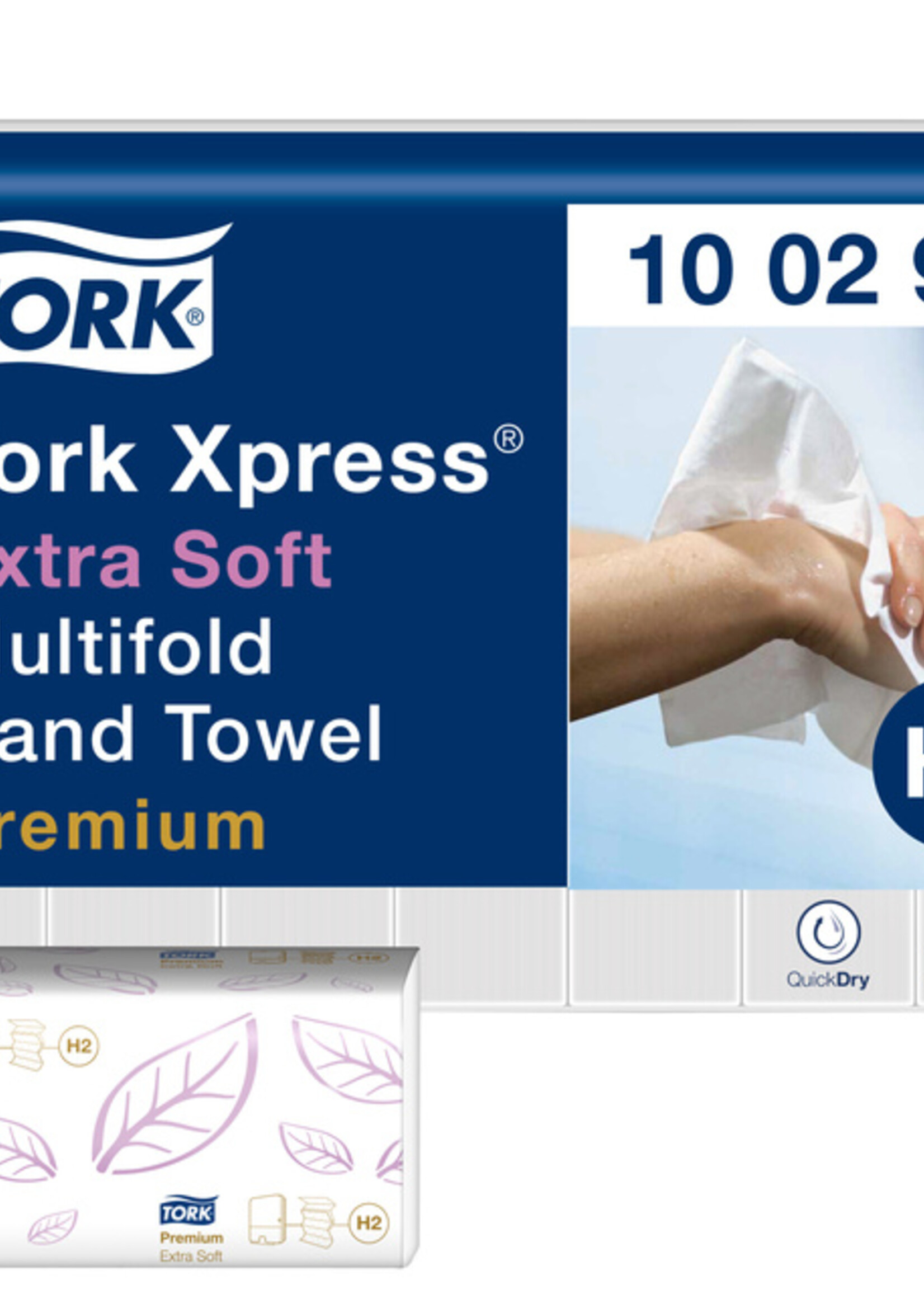 Tork Handdoek Tork Xpress H2 multifold en 2-laags wit 100297