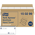 Tork Essuie-mains Tork Xpress Basis H2 150299 Universal multifold 2 épaisseurs blanc