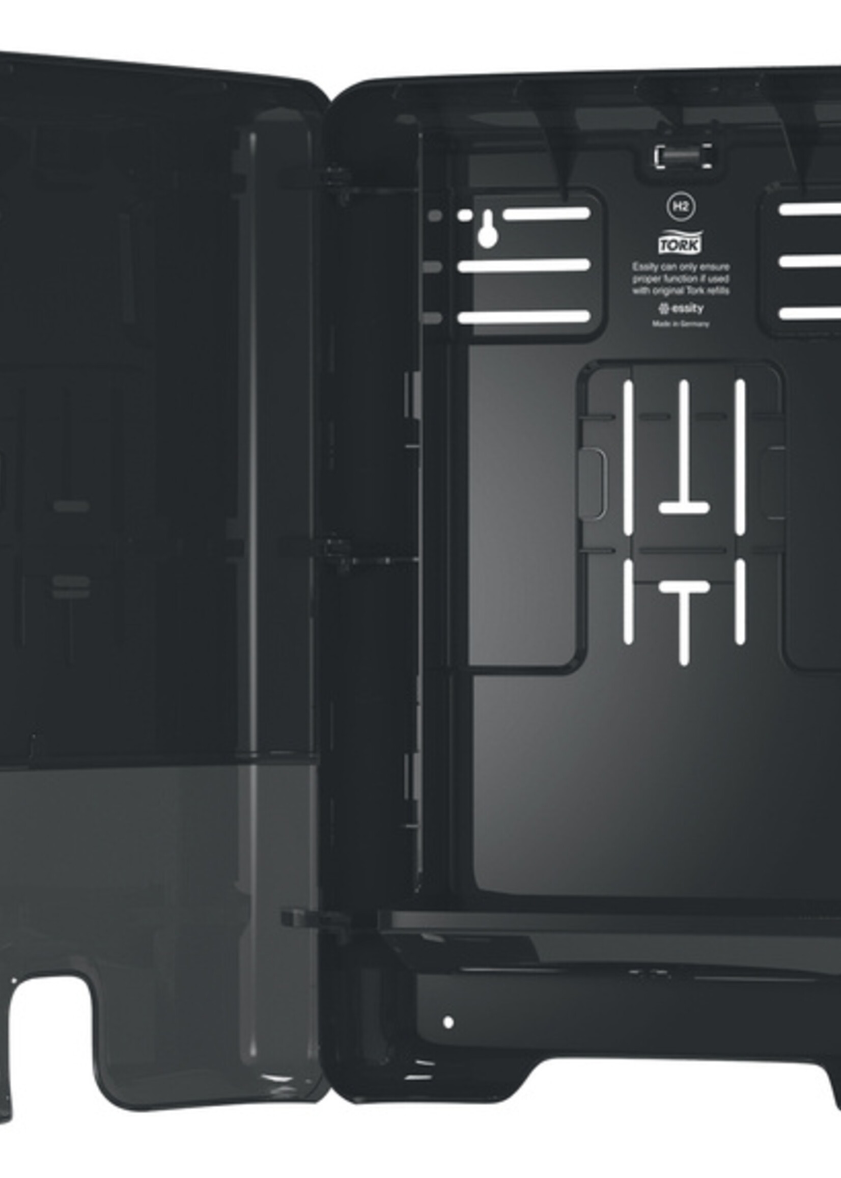 Tork Handdoekdispenser Tork Xpress H2 Multifold Elevation zwart 552008