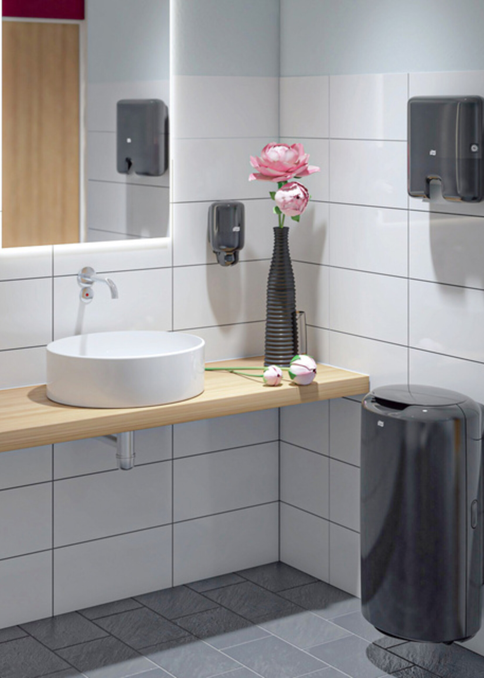 Tork Distributeur essuie-mains Tork Xpress H2 Multifold Elevation 552008 noir