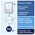 Tork Handdoekdispenser Tork H3 Elevation C-vouw en Z-vouw wit 553000