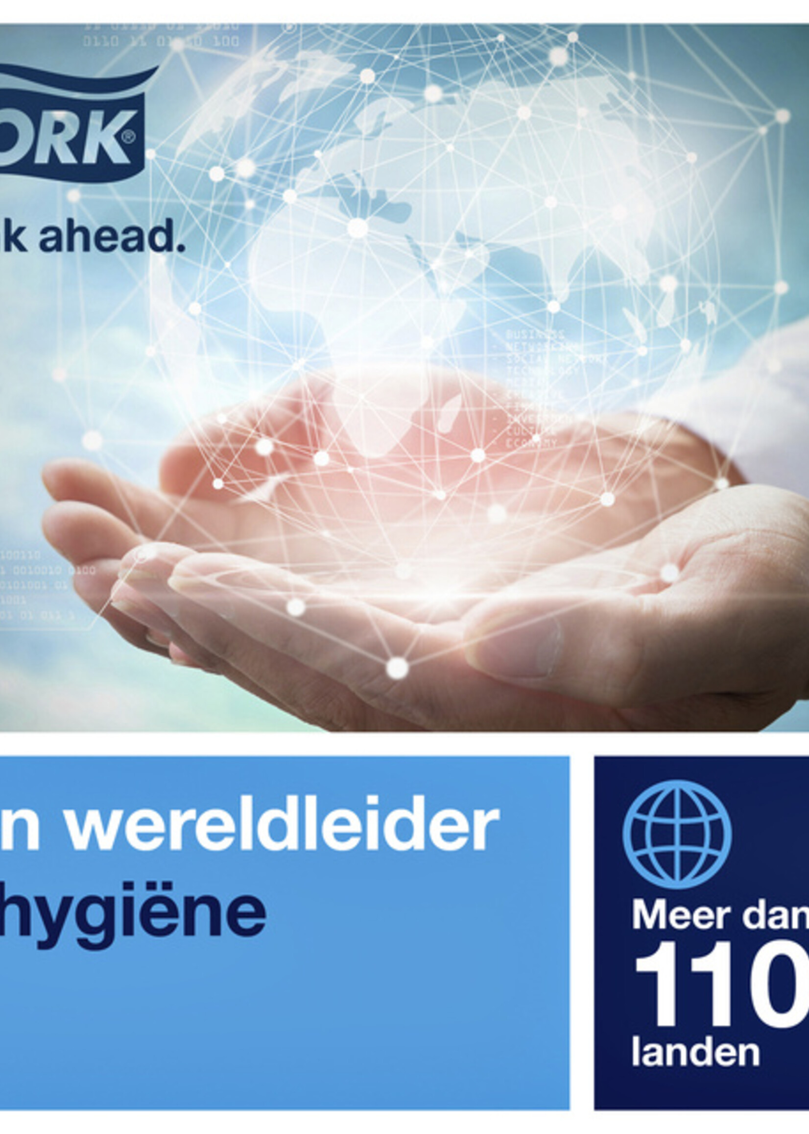 Tork Distributeur essuie-mains Tork H3 Elevation pli C et Z 553000 blanc