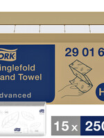 Tork Handdoek Tork H3 Advanced Z-gevouwen 2-laags wit 290163