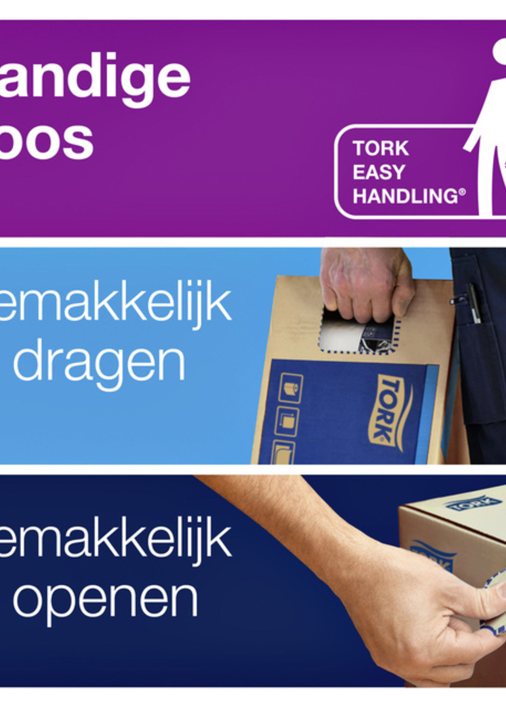 Tork Handdoek Tork H3 Advanced Z-gevouwen 2-laags wit 290163