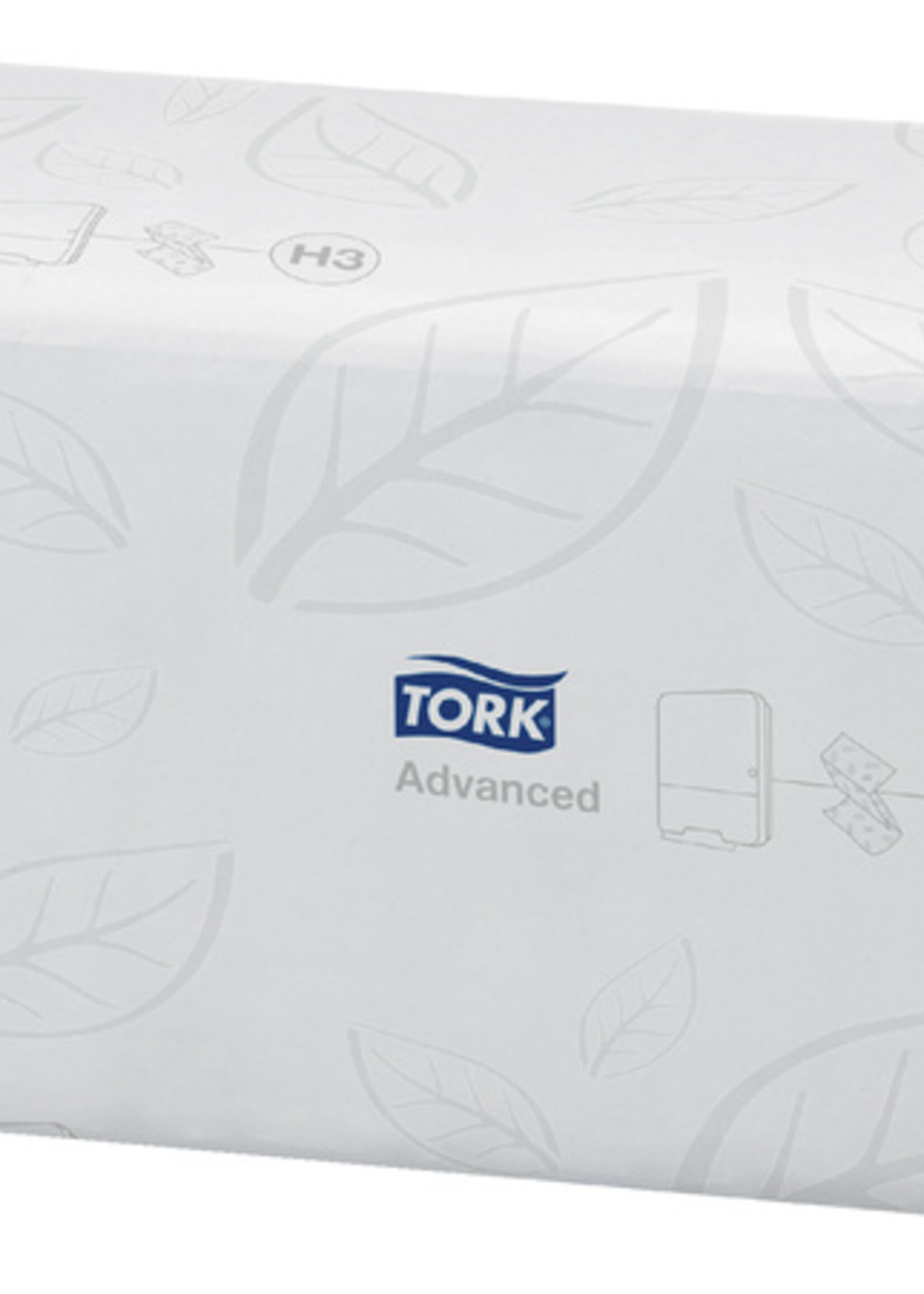 Tork Handdoek Tork H3 Advanced Z-gevouwen 2-laags wit 290163