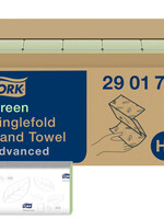 Tork Handdoek Tork H3 Advanced Z-gevouwen 2-laags groen 290179