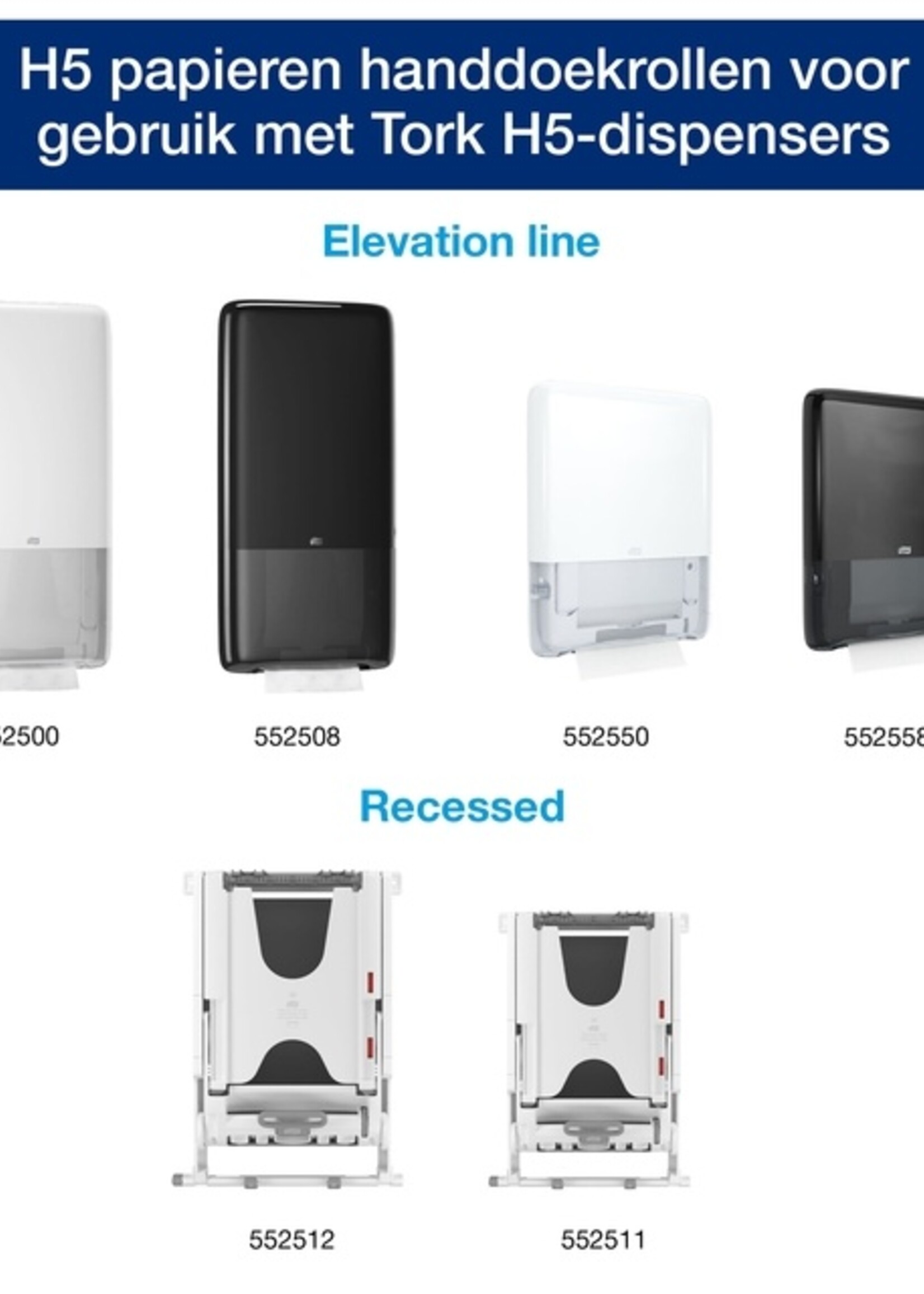 Tork Handdoek Tork PeakServe Continu H5 universal gecomprimeerd wit 100585