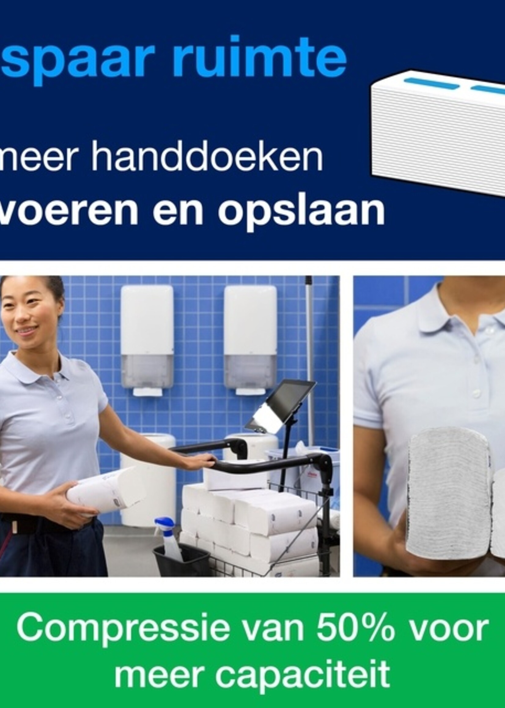 Tork Essuie-mains Tork PeakServe Continuous H5 Universal 100585 1 ép blanc