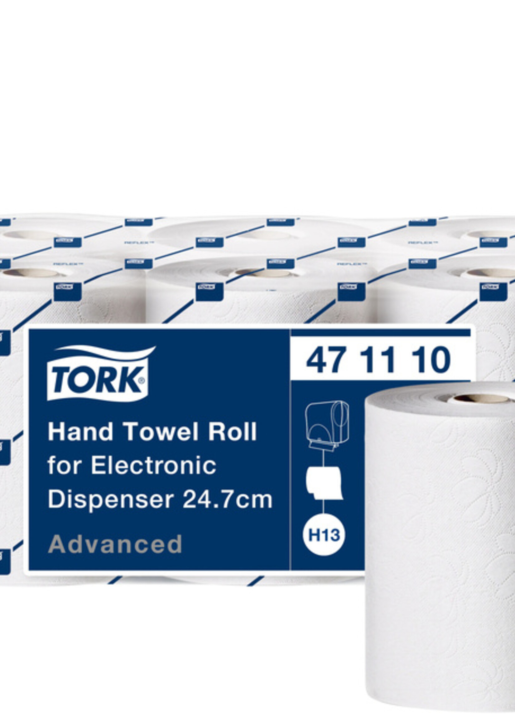 Tork Rouleau essuie-mains Tork H12/13 471110 Advanced 2 épaisseurs 143m blanc
