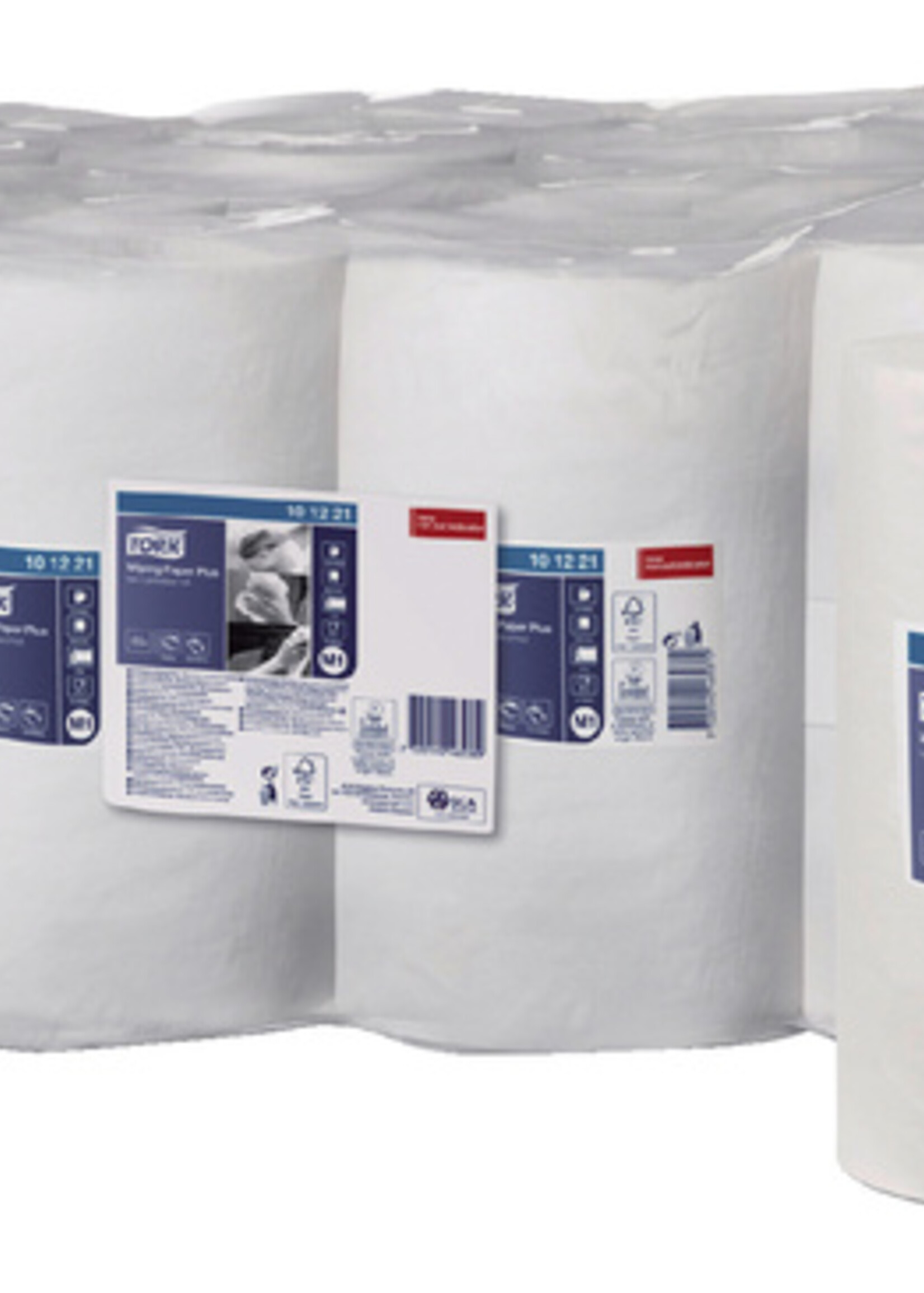 Tork Poetspapier Tork Wiping plus minirol M1 2 laags centerfeed 74,9m wit  101221