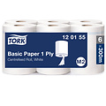 Tork Poetspapier Tork Basic M2 centerfeed 1-laags 300m wit 120155