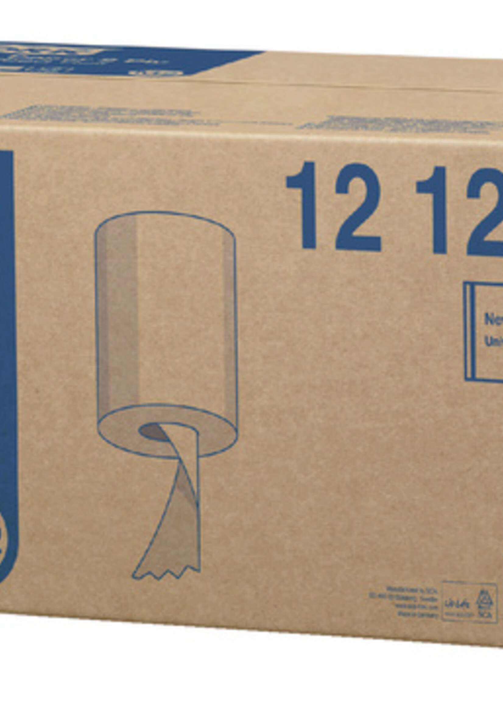 Tork Poetsrol Tork Basic M2 centerfeed multifunctioneel 2-laags 160m wit 121206