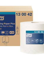 Tork Poetspapier Tork Wiping Plus Combi W1/2/3 multifunctioneel 255m wit 130042