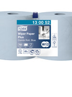 Tork Poetspapier Tork Wiping Plus Combi W1/2  255m blauw 130052
