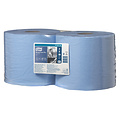 Tork Rouleau d'essuyage Tork Wiping Plus Combi W1/2 130052 2 ép 255m 2 rlx bleu