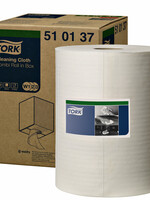 Tork Chiffon de nettoyage Tork W1 510137 réutilisable non-tissé blanc 400 feuilles