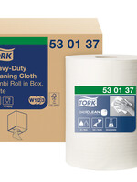 Tork Reiningsdoek Tork Heavy-duty combi rol W1/2/3 nonwoven 280 vel wit 530137