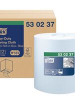 Tork Reinigingsdoek Tork Heavy-Duty W1/2/3 multifunctioneel 280 vel blauw 530237