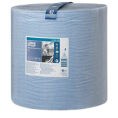 Papier d'essuyage Tork Wiping Plus 130050 W1 510m bleu