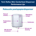 Tork Distributeur Tork Reflex M4 Performance Centerfeed 473190 blanc