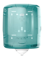 Tork Dispenser Tork Reflex™ M4 performance lijn centerfeed wit/turquoise 473180
