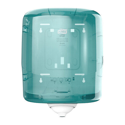 Tork Dispenser Tork Reflex™ M4 performance lijn centerfeed wit/turquoise 473180
