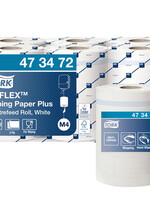 Tork Poetsrol Tork Reflex ™ Plus M4 SmartCore® centerfeed 2 laags 150m wit 473472