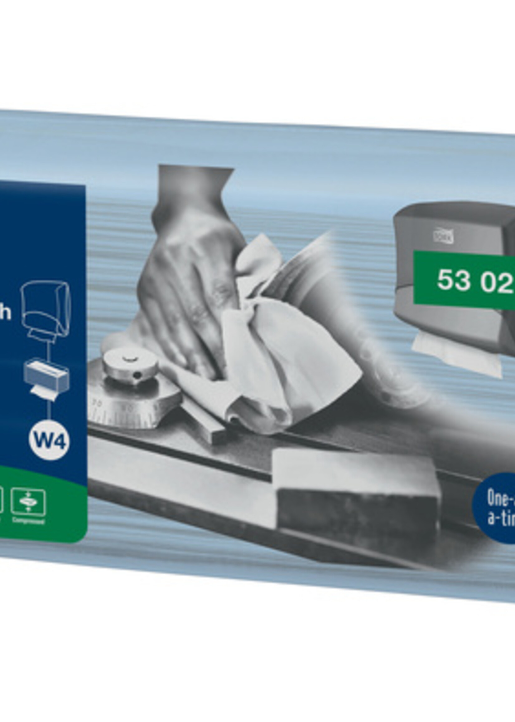 Tork Chiffon de nettoyage Tork Heavy Duty W4 530279 plié absorbant bleu 105 feuilles