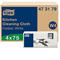 Tork Reinigingsdoek Tork Kitchen Cleaning W4 extra absorberend wit 473179