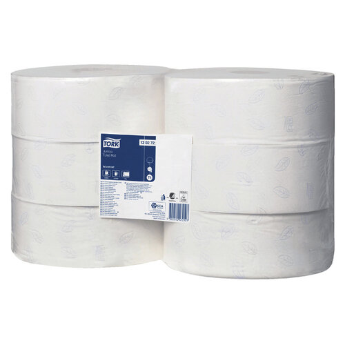 Tork Papier toilette Tork Jumbo T1 120272 Advanced 2 ép blanc 360m