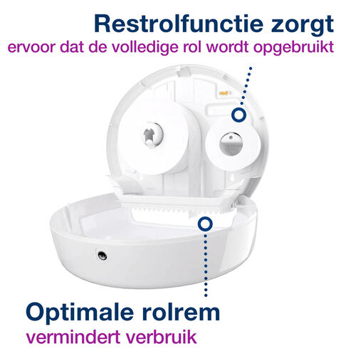 Tork Distributeur papier toilette Tork T2 Mini Jumbo 555000 blanc