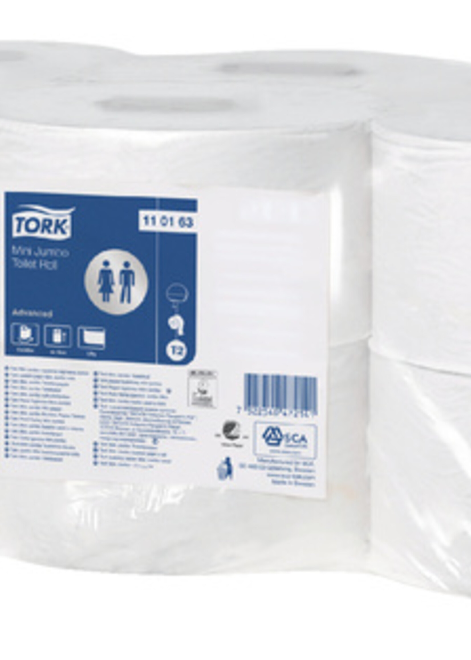 Tork Toiletpapier Tork T2 Universal 1-laags 240mtr wit 110163