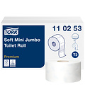 Tork Papier toilette Tork T2 Mini Jumbo Premium 110253 2 ép 170m blanc