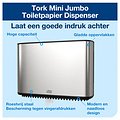 Tork Toiletpapierdispenser Tork Image Lijn Mini jumborol T2 Image-Gesloten- rvs 460006