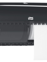 Tork Toiletpapierdispenser Tork T4  Elevation twin verticaal zwart 557008