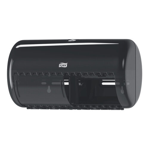 Tork Distributeur papier toilette Tork Elevation T4 557008 compact noir