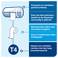 Tork Toiletpapier Tork T4 traditioneel premium 3-laags 250 vel  wit 110316