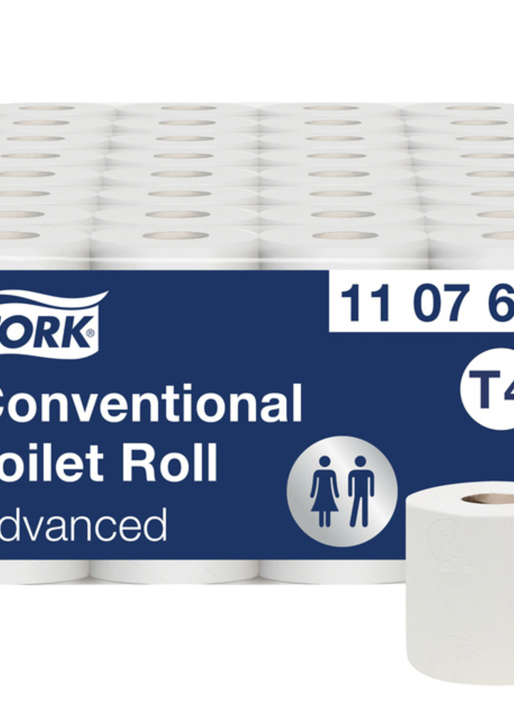Tork Toiletpapier Tork T4 advanced 2-laags 250vel wit 110767